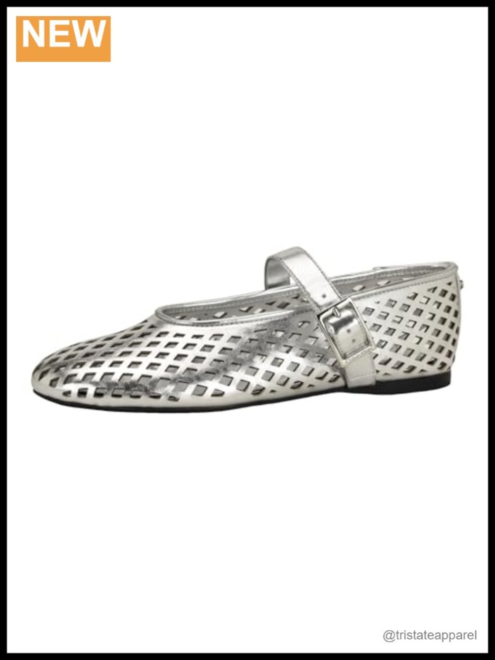 Mary Jane Flats Buckle Closure Man Made Upper Casual Spring Summer